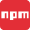 npm 로고입니다.